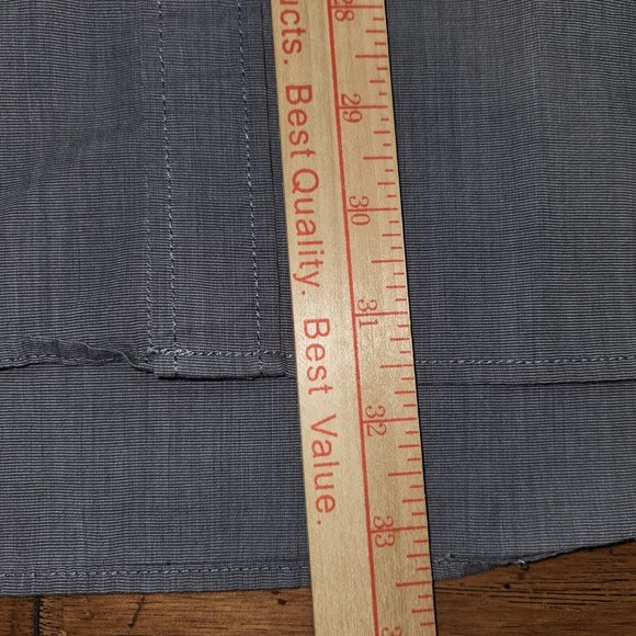 Quiksilver Shirt Adult Extra Large Regular Fit Men's Pocket Short Sleeve - Picture 7 of 7